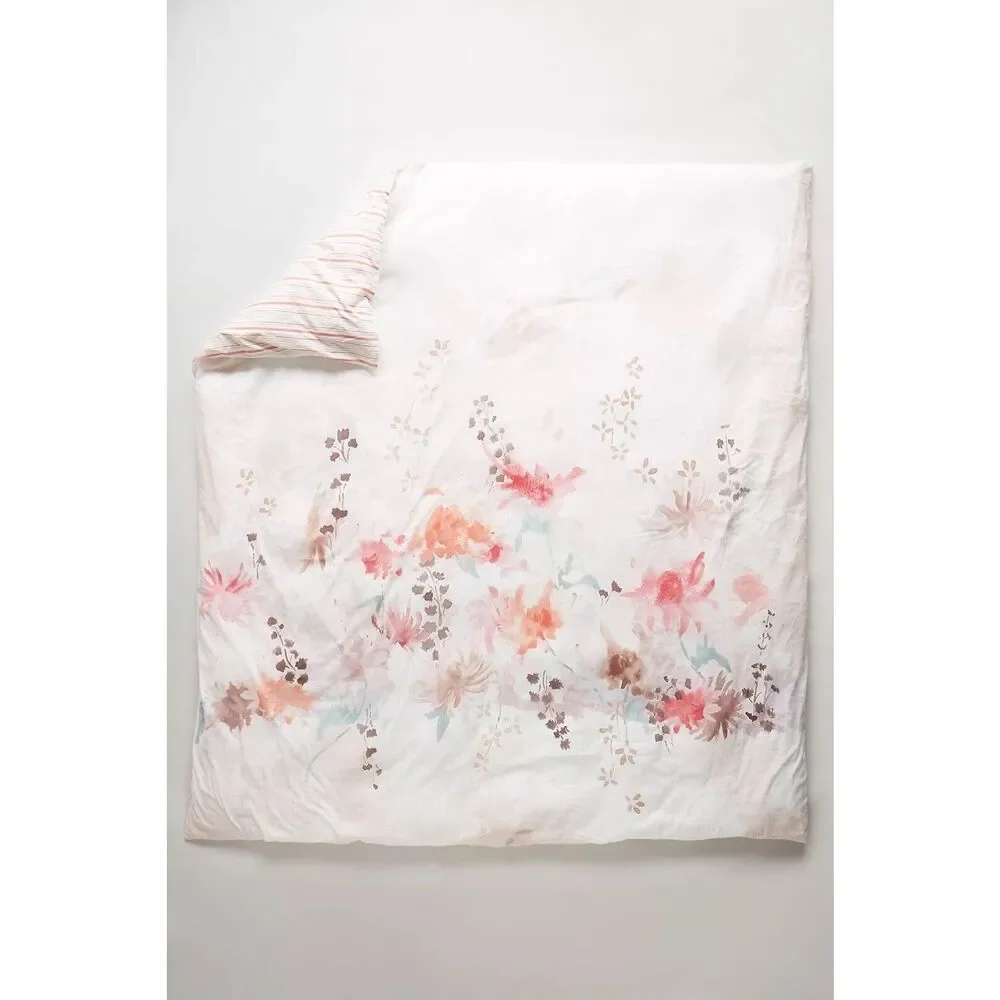 NWT Anthropologie Lelie Full Size Duvet Cover Floral Size Full